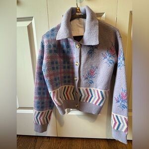 Hem & Thread Lavender Knit Sweater